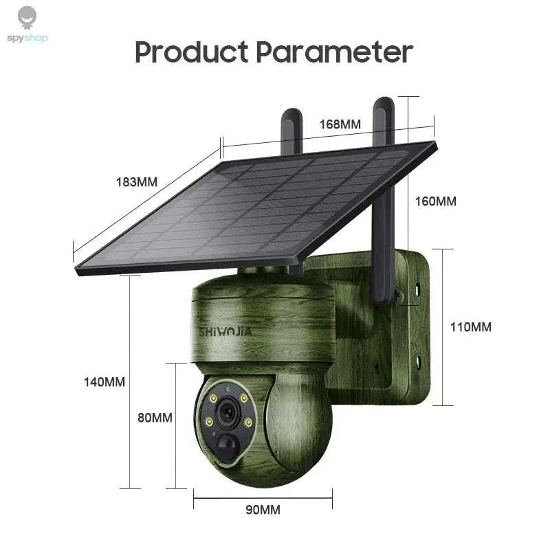 Solar Security Camera 4G/WiFi Outdoor PTZ with Audio - Image 32