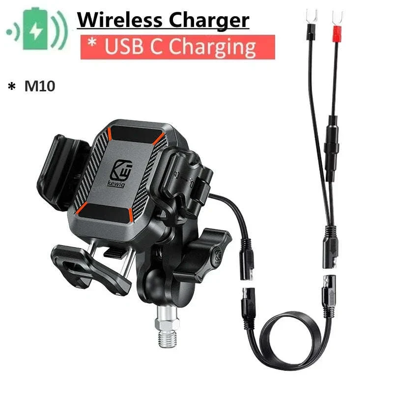 Shockproof Motorcycle Phone Holder with Fast Charging - Image 18