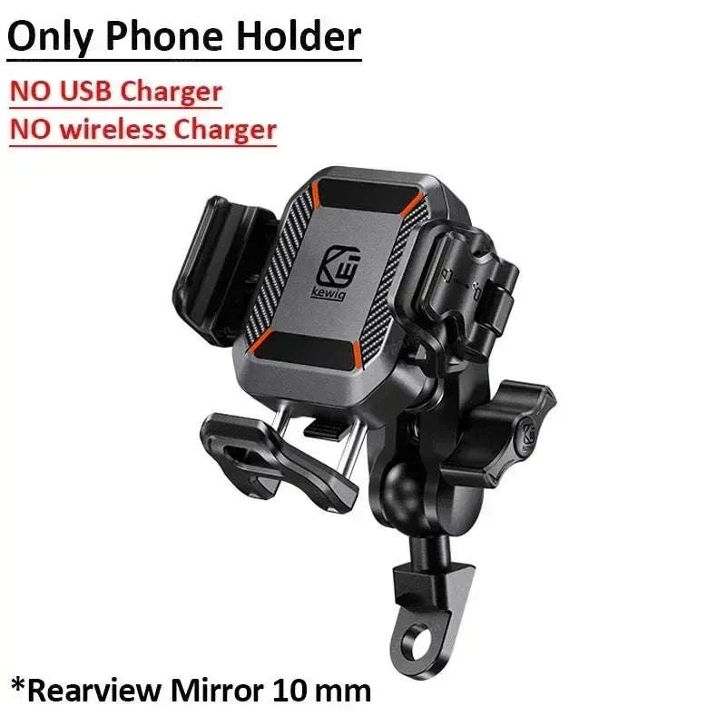 Shockproof Motorcycle Phone Holder with Fast Charging - Image 23