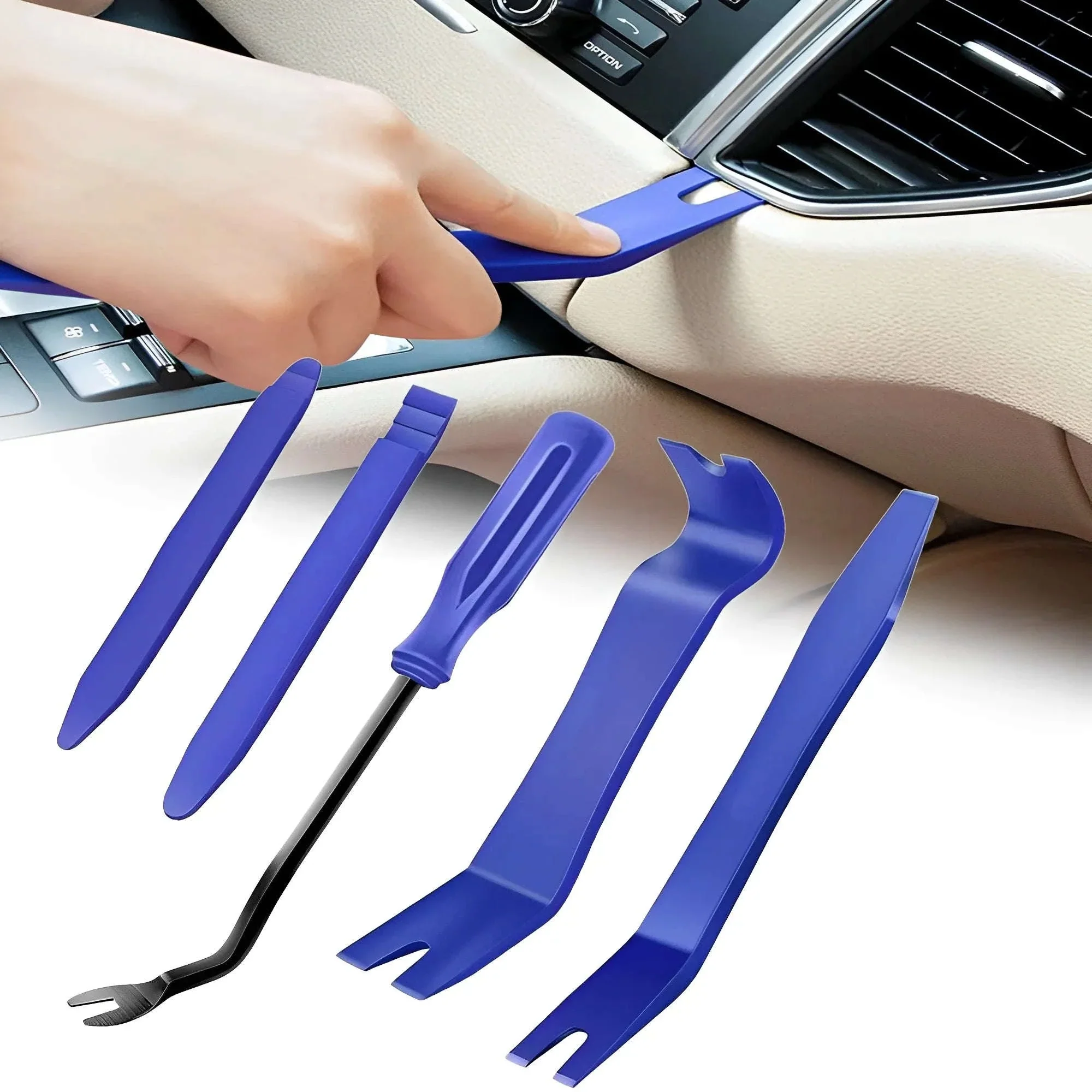 Car Interior Trim Removal Tool Kit for Dashboards and Stereos - Image 2