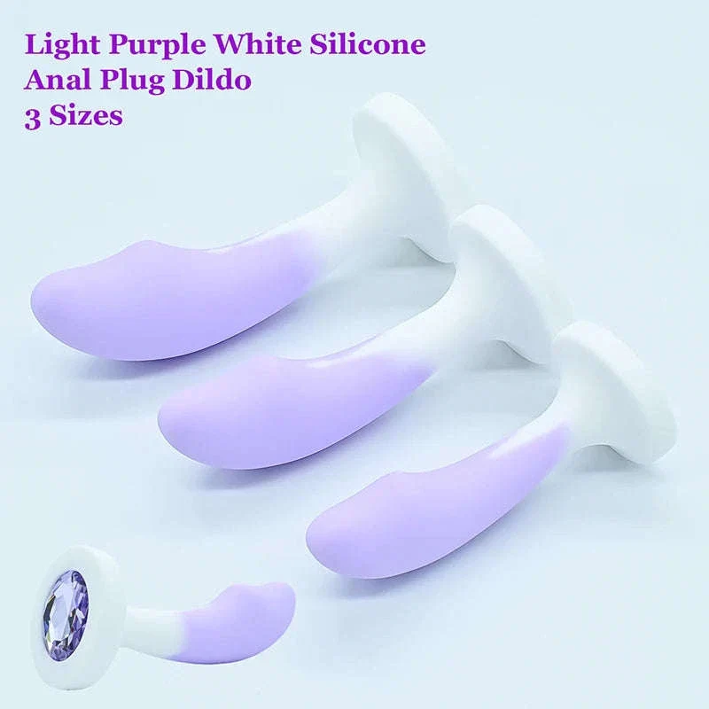 Crystal Base Silicone Anal Plug for Comfortable Exploration - Image 10