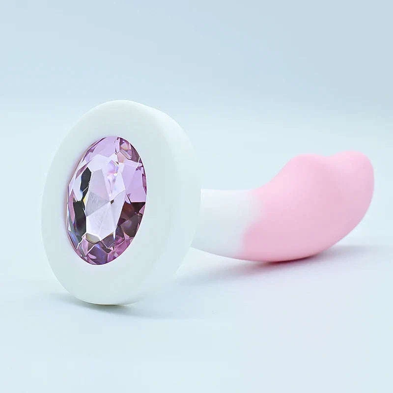Crystal Base Silicone Anal Plug for Comfortable Exploration - Image 13