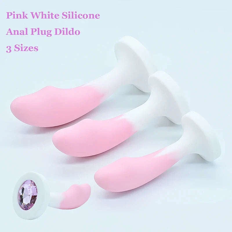 Crystal Base Silicone Anal Plug for Comfortable Exploration - Image 7
