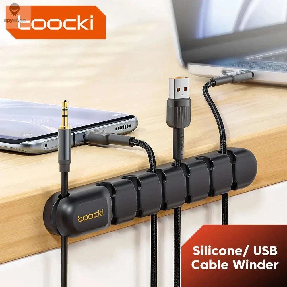 Silicone Cable Organizer for Desk, Home, and Charging Cords - Image 2