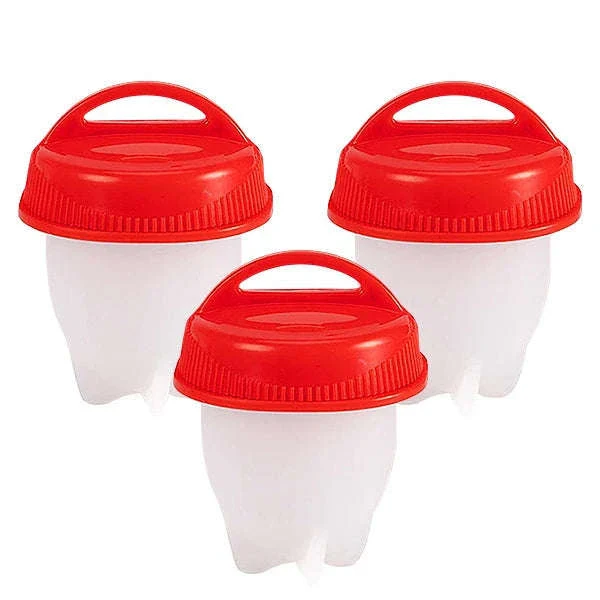 Silicone Egg Boiler Steamer Cups for Easy Shell-Free Eggs - Image 11