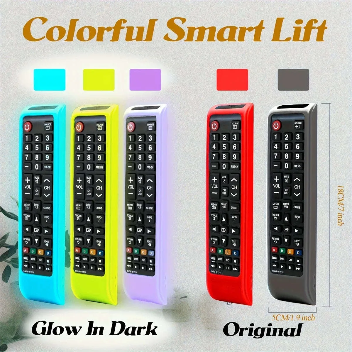 Silicone Remote Case for Samsung BN59-01199F TV Remote - Image 3