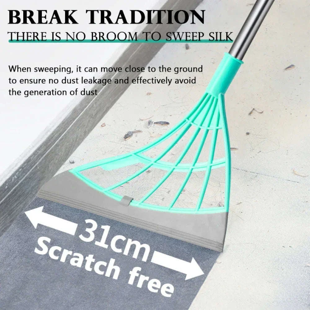 Silicone Scraper Broom for Floors, Glass, Windows, and Corners - Image 9