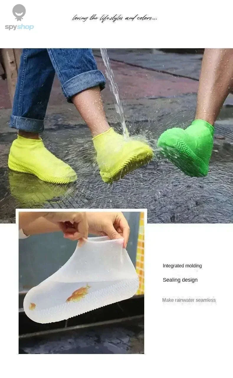 Silicone Waterproof Shoe Covers for Rain, Mud and Daily Wear - Image 14
