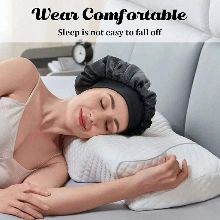 Silk Hair Bonnet for Sleeping with Soft Satin Feel - Image 10