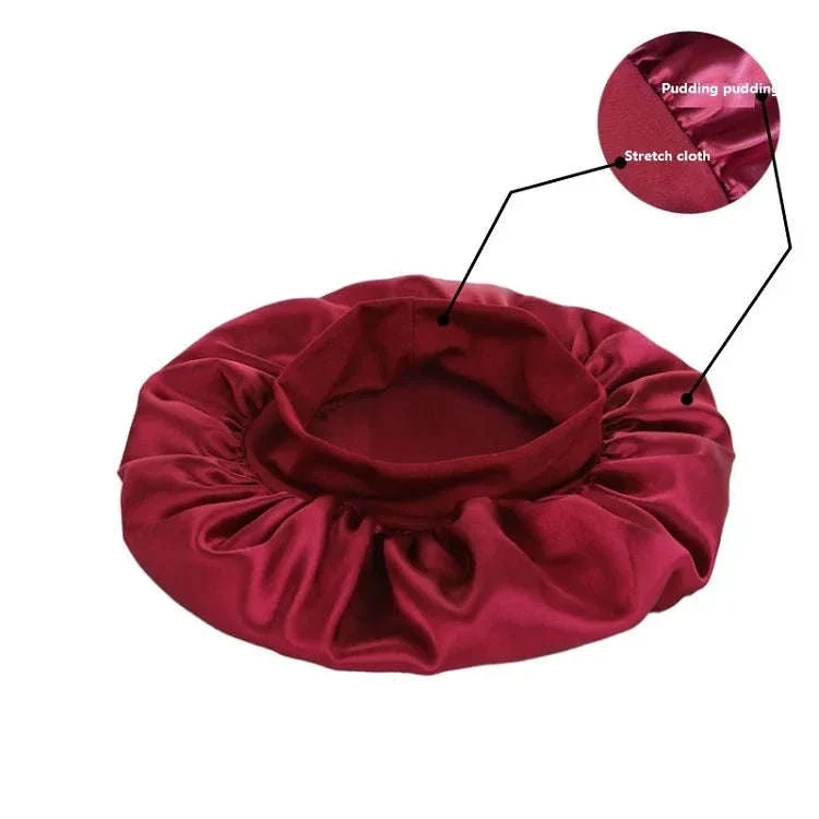 Silk Hair Bonnet for Sleeping with Soft Satin Feel - Image 12