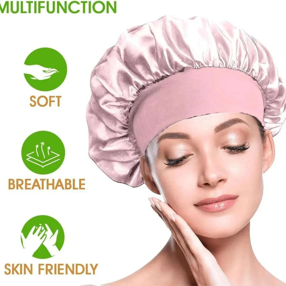 Silk Hair Bonnet for Sleeping with Soft Satin Feel - Image 4