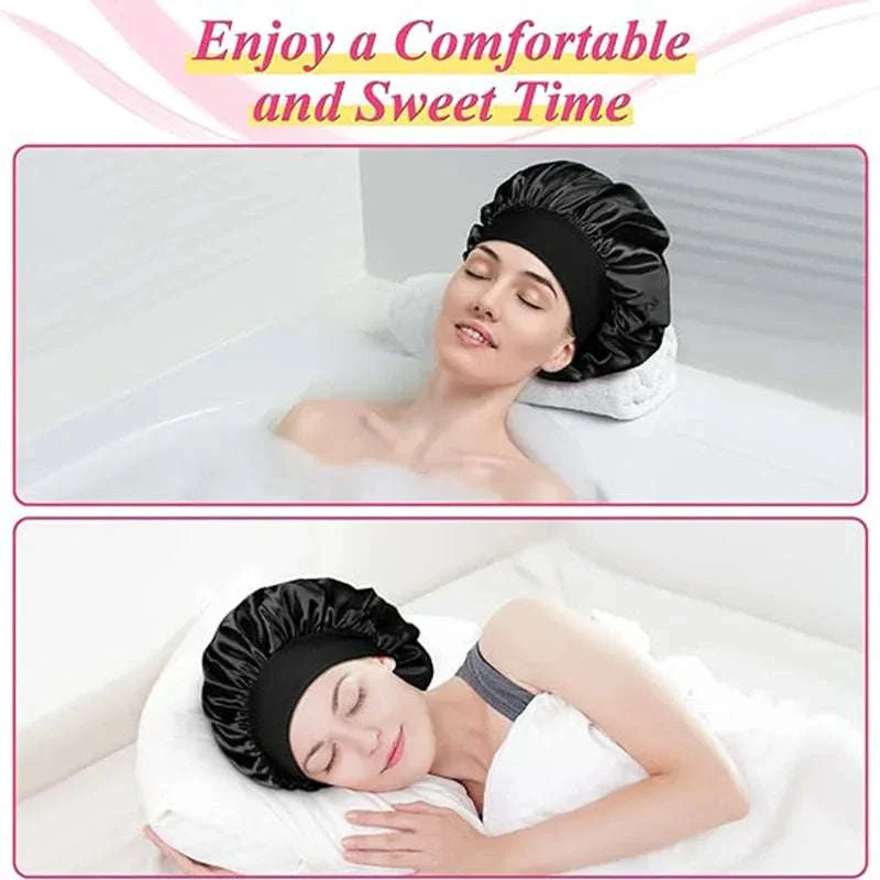 Silk Hair Bonnet for Sleeping with Soft Satin Feel - Image 5