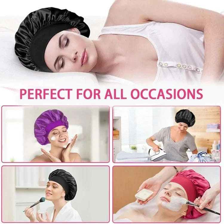 Silk Hair Bonnet for Sleeping with Soft Satin Feel - Image 7