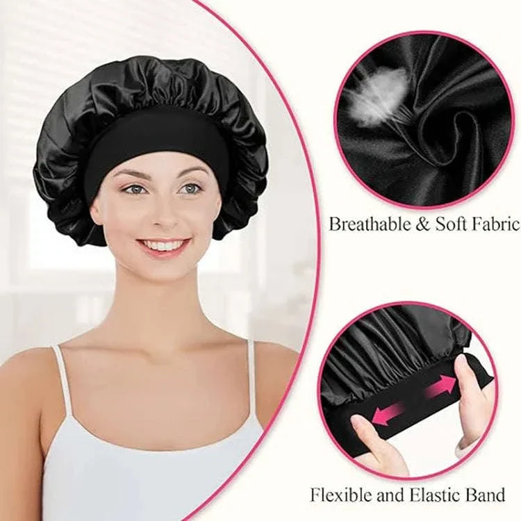 Silk Hair Bonnet for Sleeping with Soft Satin Feel - Image 8