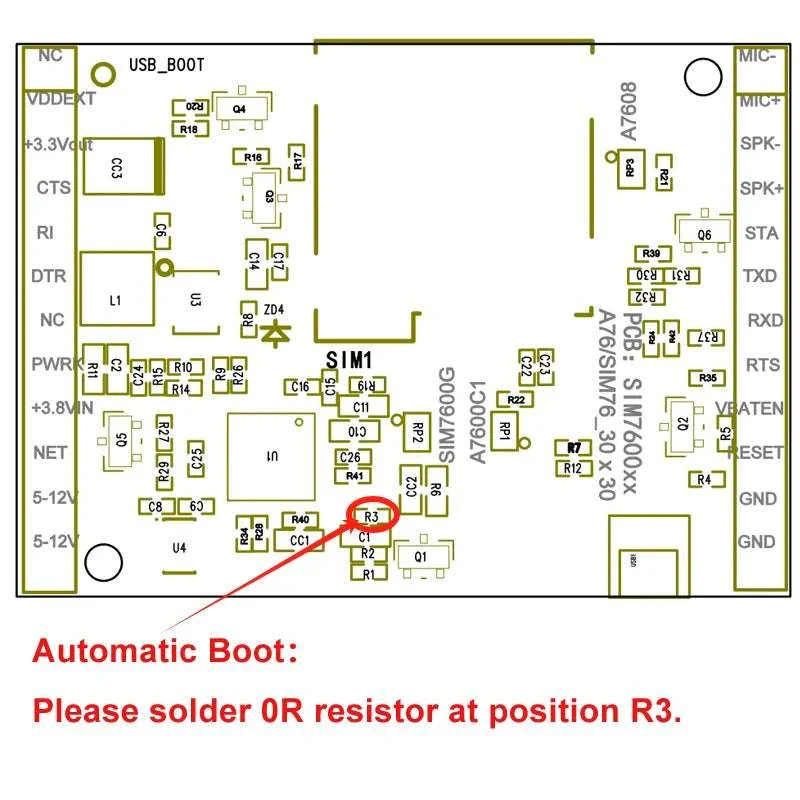 SIM7600 LTE CAT4 Development Board with GNSS & Voice Support - Image 14