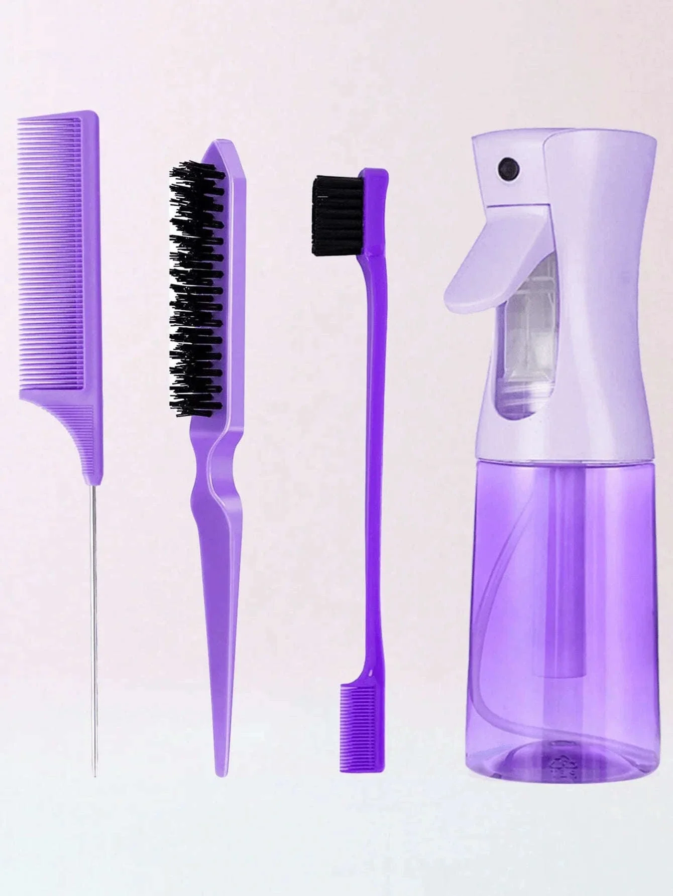4-Piece Slick Back Hair Styling Kit for Clean, Defined Looks - Image 2