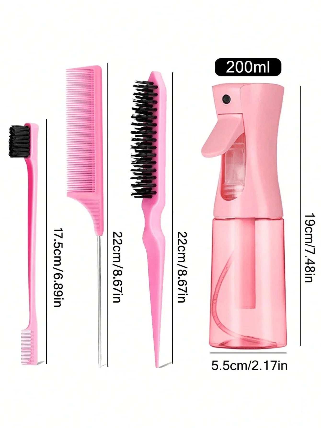 4-Piece Slick Back Hair Styling Kit for Clean, Defined Looks - Image 3