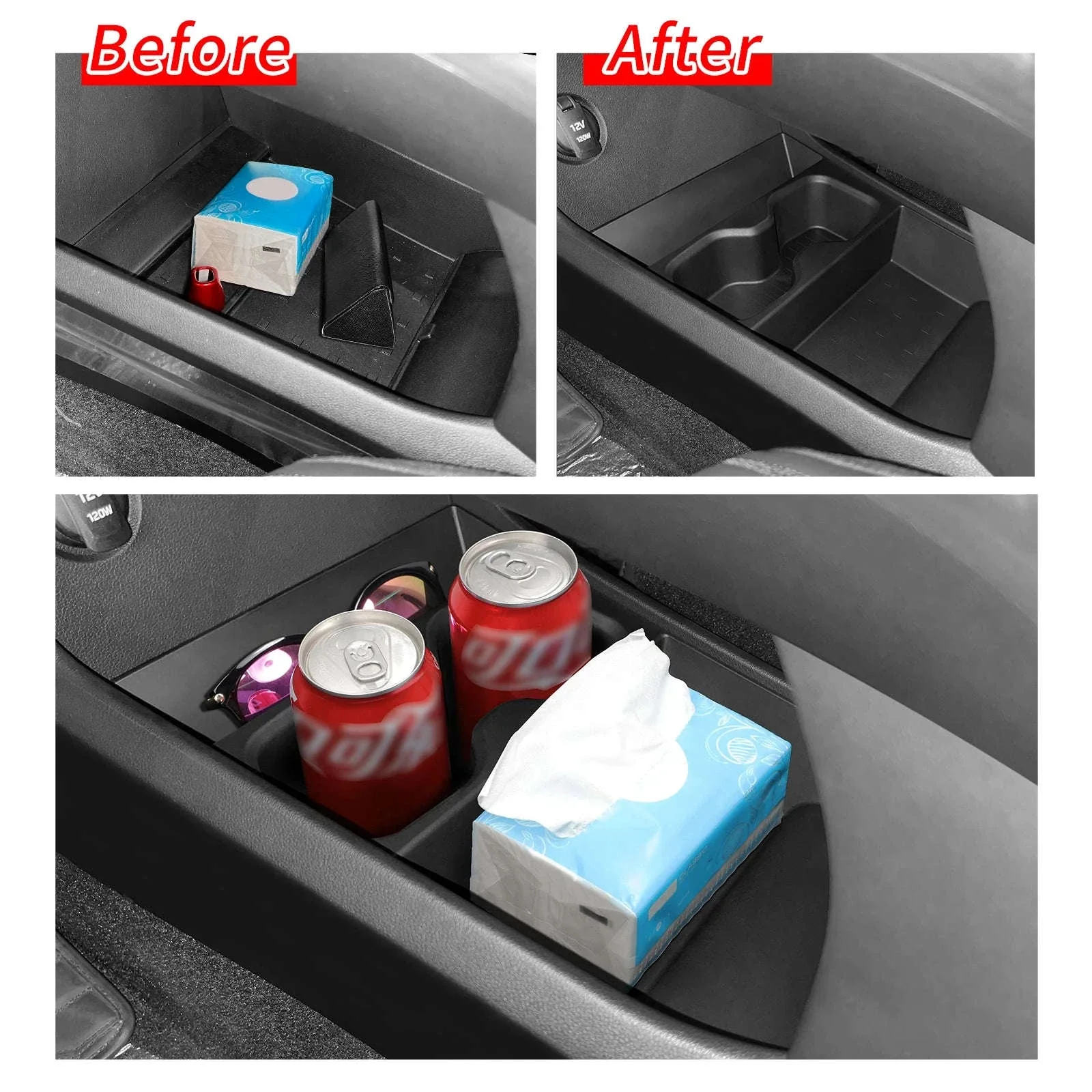 Santa Fe 2024-2026 Armrest Box Storage Organizer - Image 4