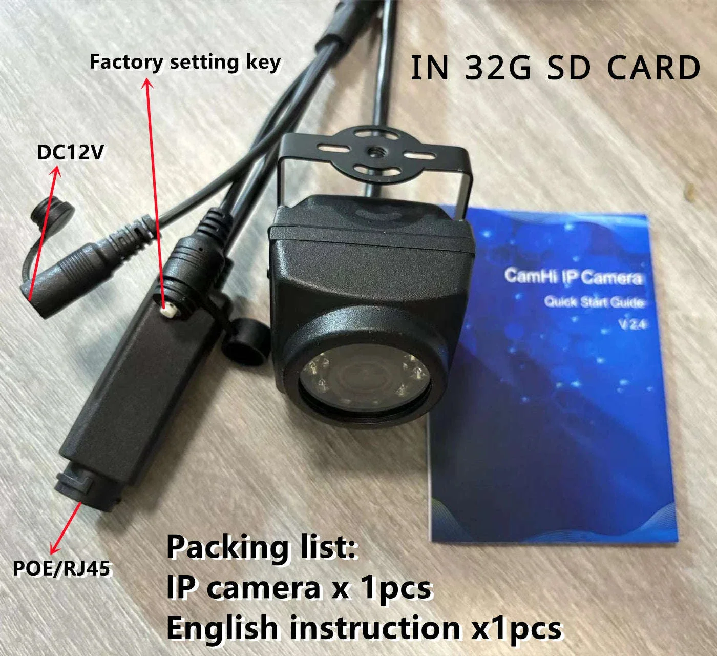 Small Outdoor Mini IR IP POE Security Camera with Night Vision - Image 30
