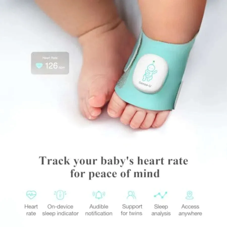 Smart Baby Sock Monitor and 2.5K PTZ Nursery Camera - Image 4
