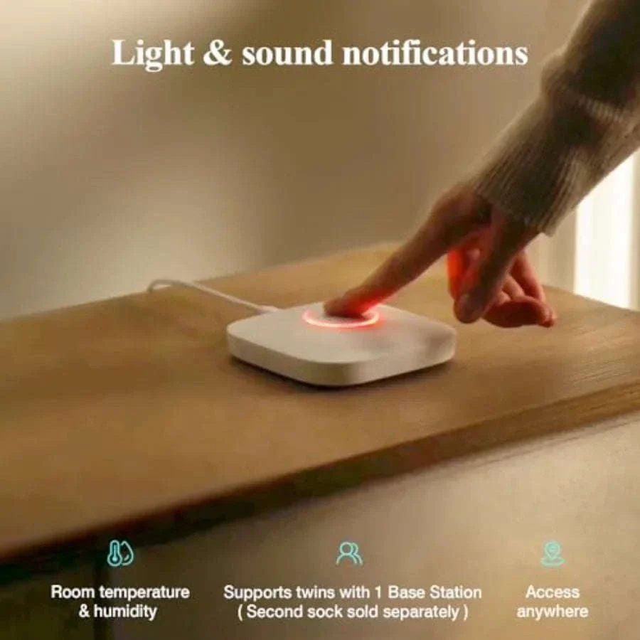 Smart Baby Sock Monitor and 2.5K PTZ Nursery Camera - Image 5