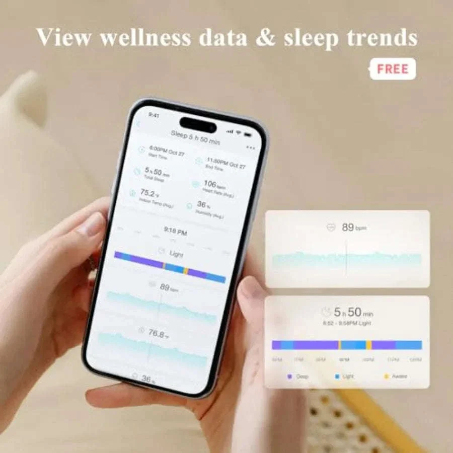 Smart Baby Sock Monitor and 2.5K PTZ Nursery Camera - Image 9