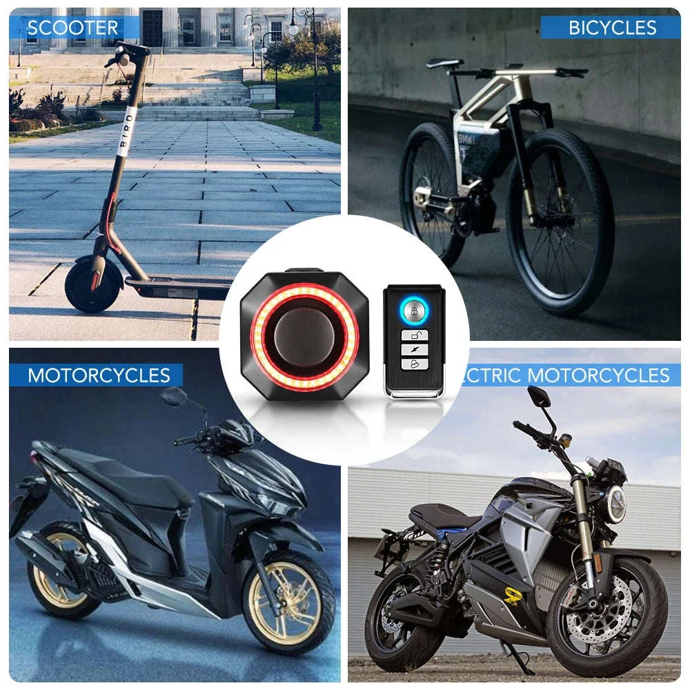 Smart Bike Light Alarm with Brake Sensing and Remote Security - Image 14