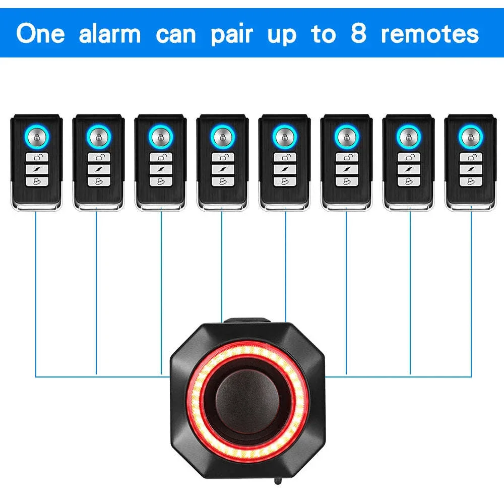 Smart Bike Light Alarm with Brake Sensing and Remote Security - Image 15