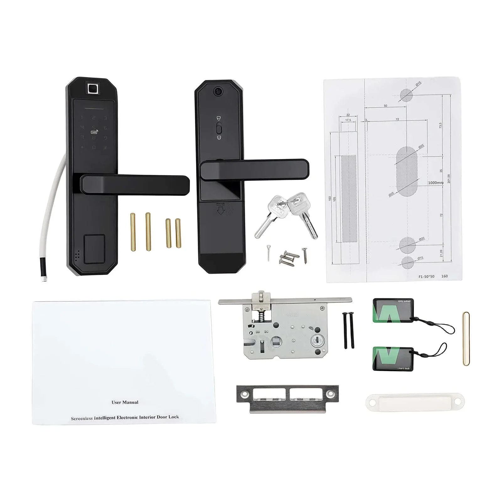 Smart Door Lock with 5 Unlock Methods for Home and Office - Image 21