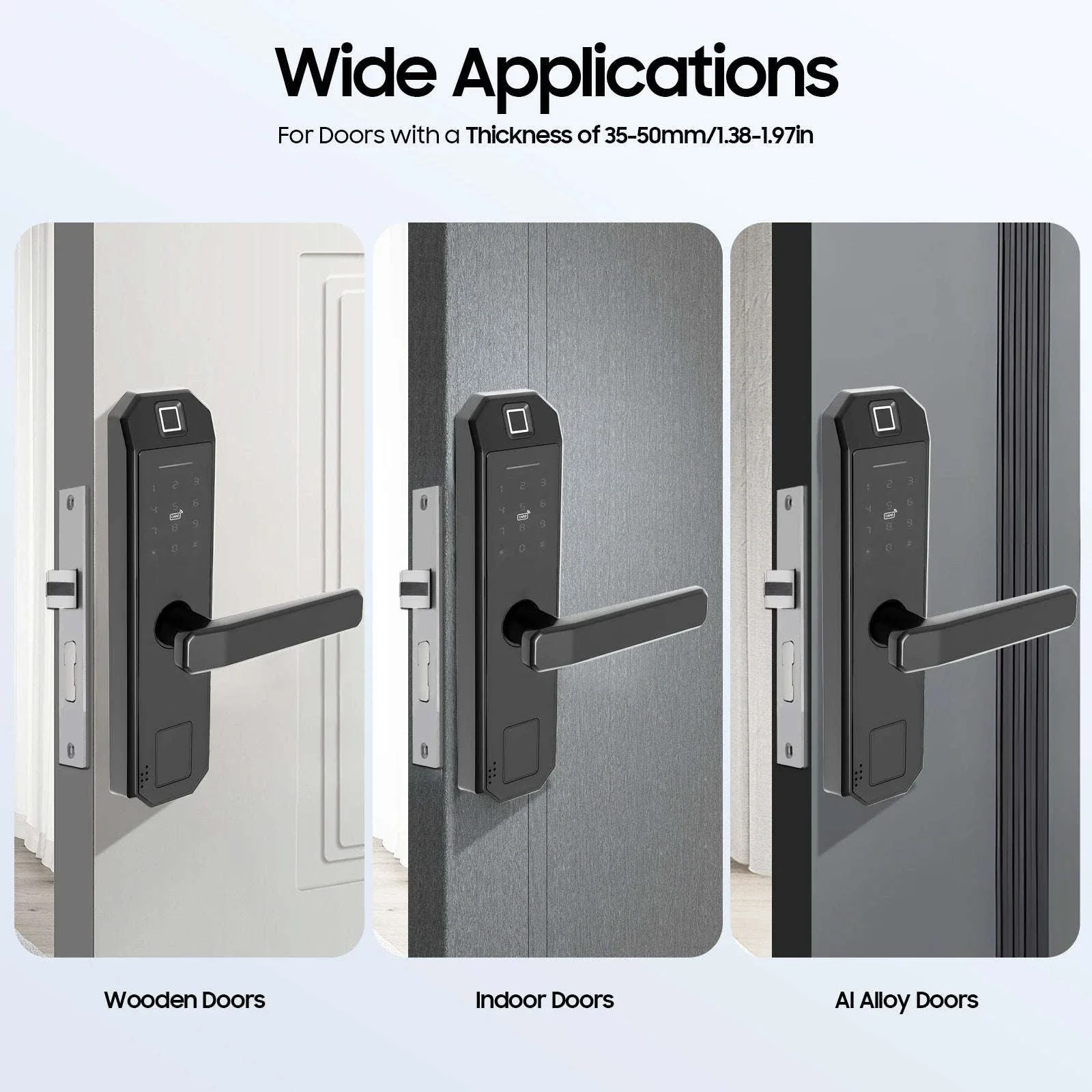 Smart Door Lock with 5 Unlock Methods for Home and Office - Image 6