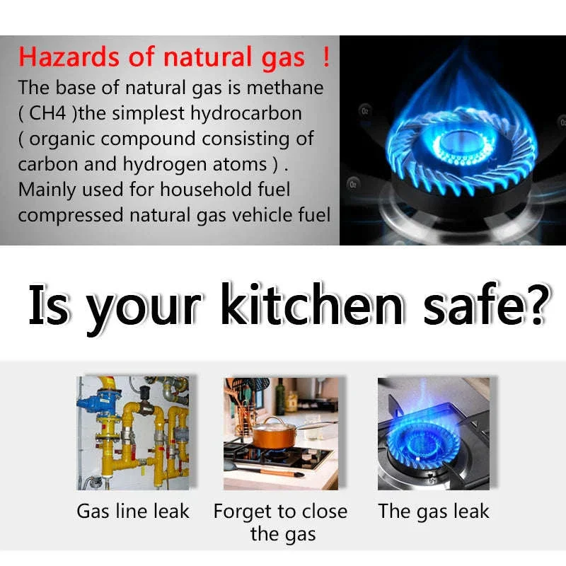 Smart Gas Detector Alarm with App Alerts and LCD Display - Image 10