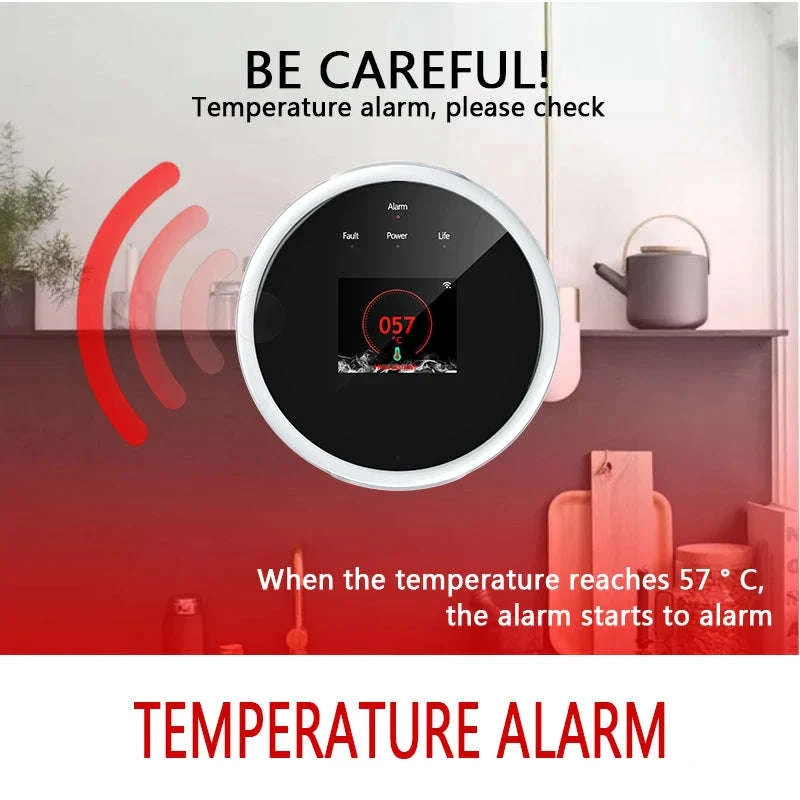 Smart Gas Detector Alarm with App Alerts and LCD Display - Image 5