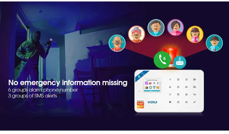 Smart Home Security Alarm System with WiFi, GSM and App Control - Image 18