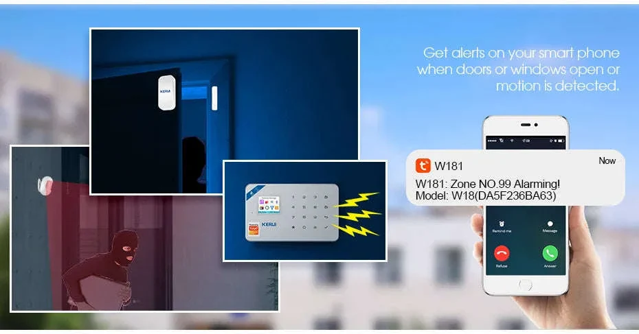 Smart Home Security Alarm System with WiFi, GSM and App Control - Image 9