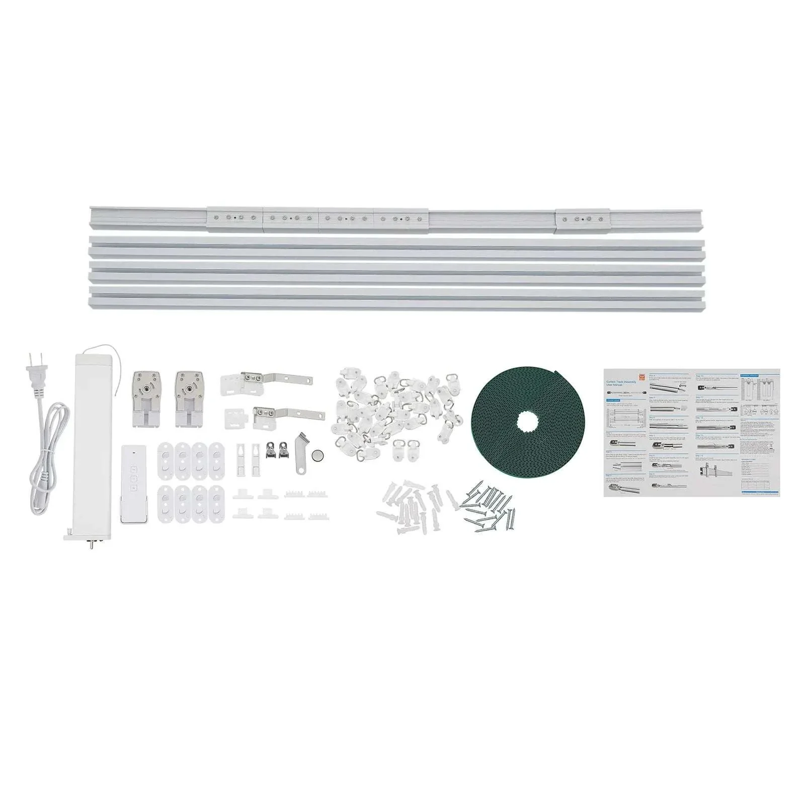 Smart Motorized Curtain Track with Remote, Timer & Quiet 13ft Rail - Image 7