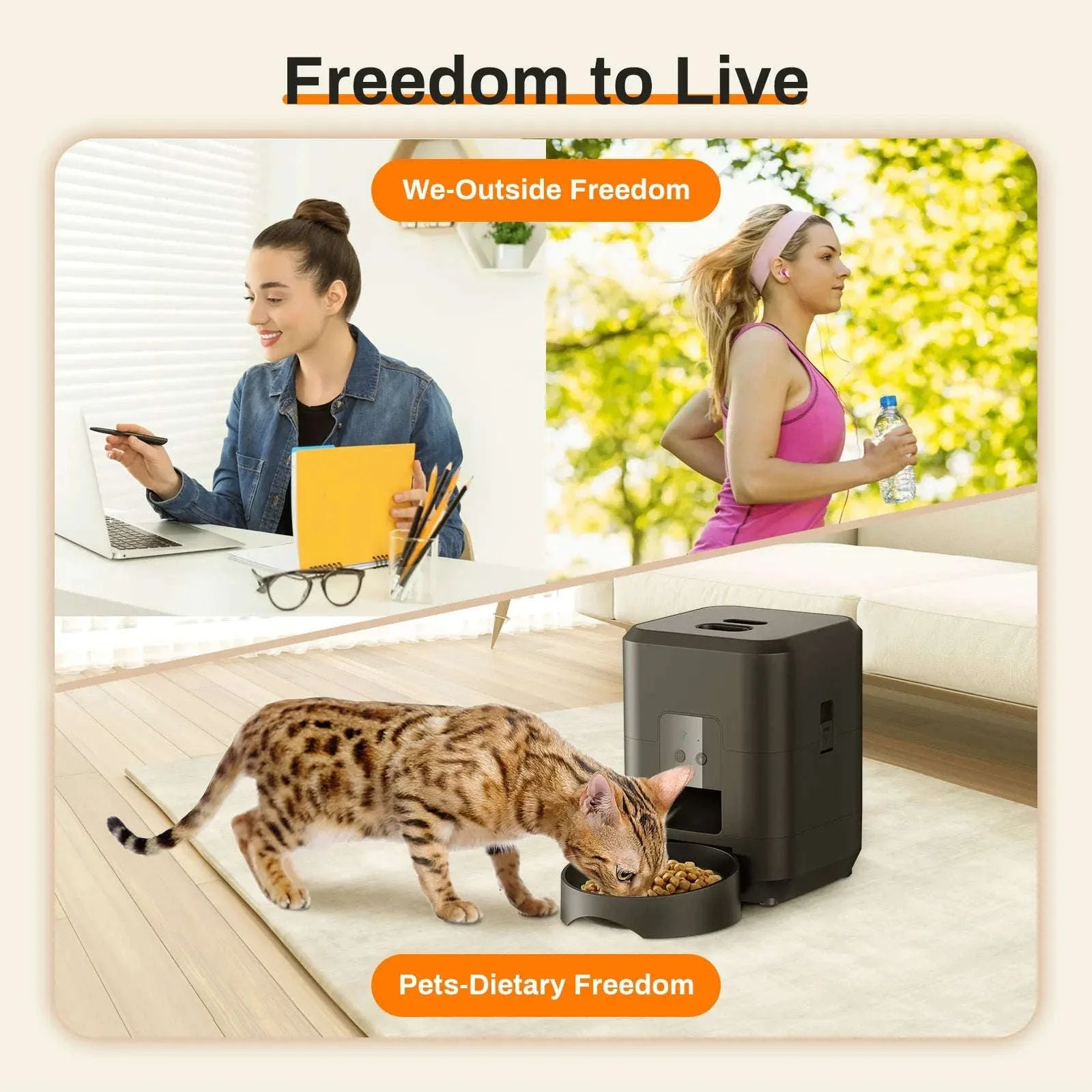 Smart Pet Feeder Automatic Cat & Dog Food Dispenser - Image 14