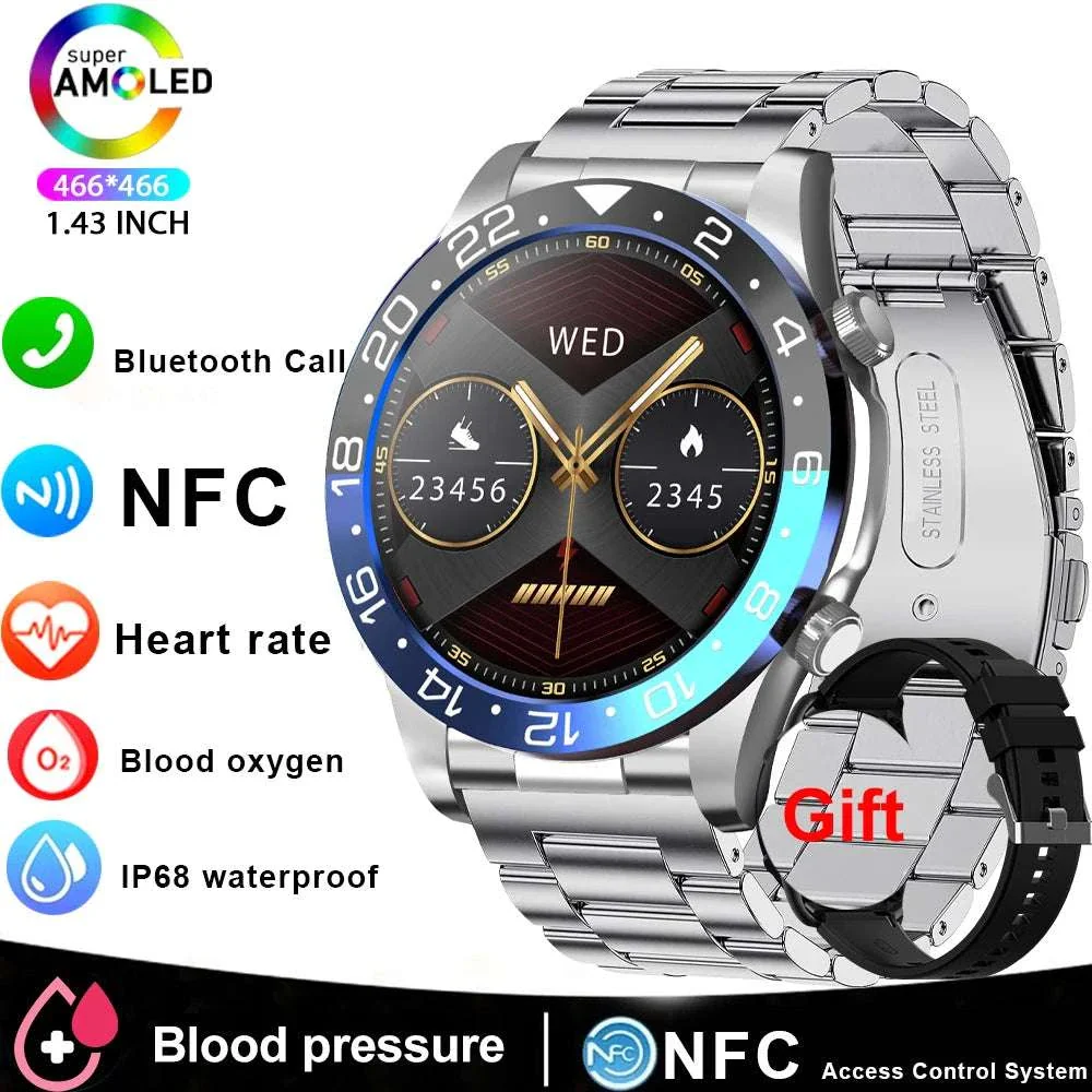 Men’s Smartwatch with AMOLED Display, Bluetooth Call & Fitness Tracking - Image 11