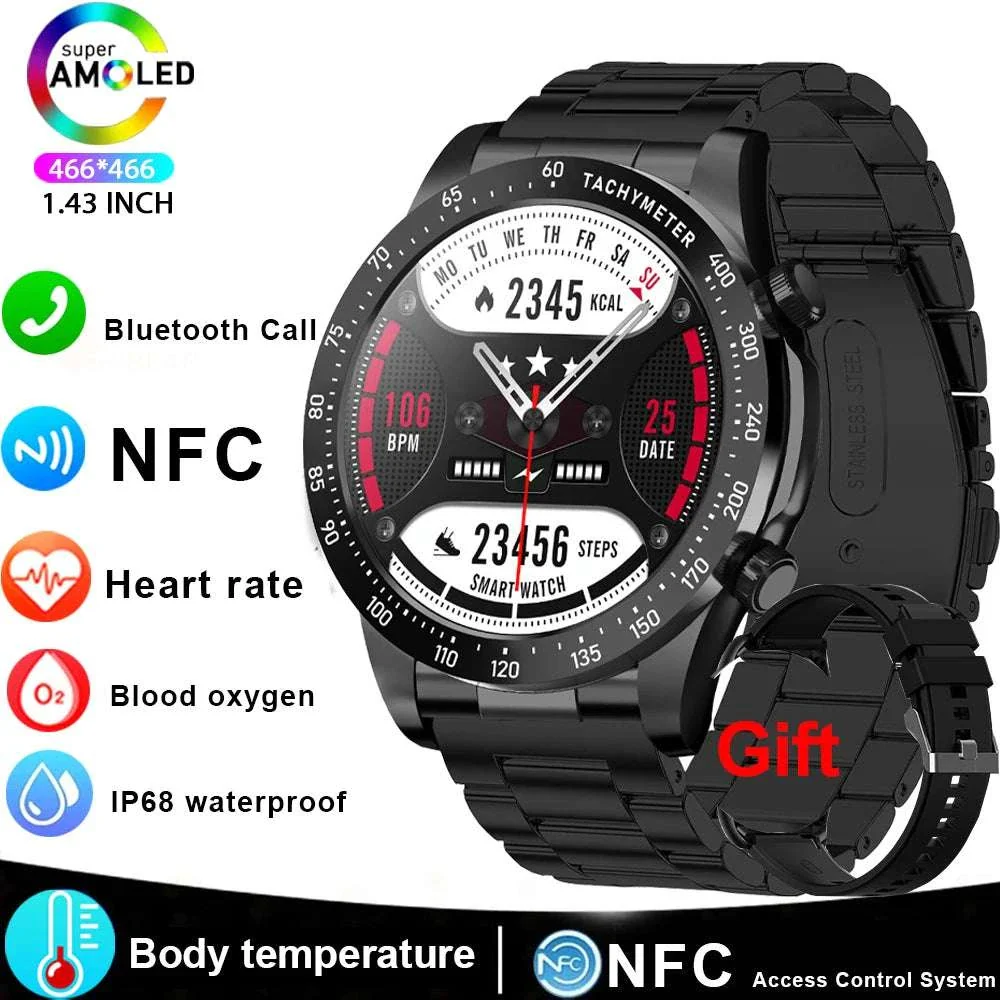 Men’s Smartwatch with AMOLED Display, Bluetooth Call & Fitness Tracking - Image 13