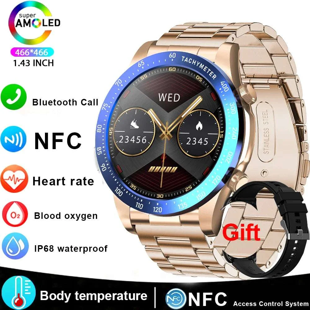 Men’s Smartwatch with AMOLED Display, Bluetooth Call & Fitness Tracking - Image 14