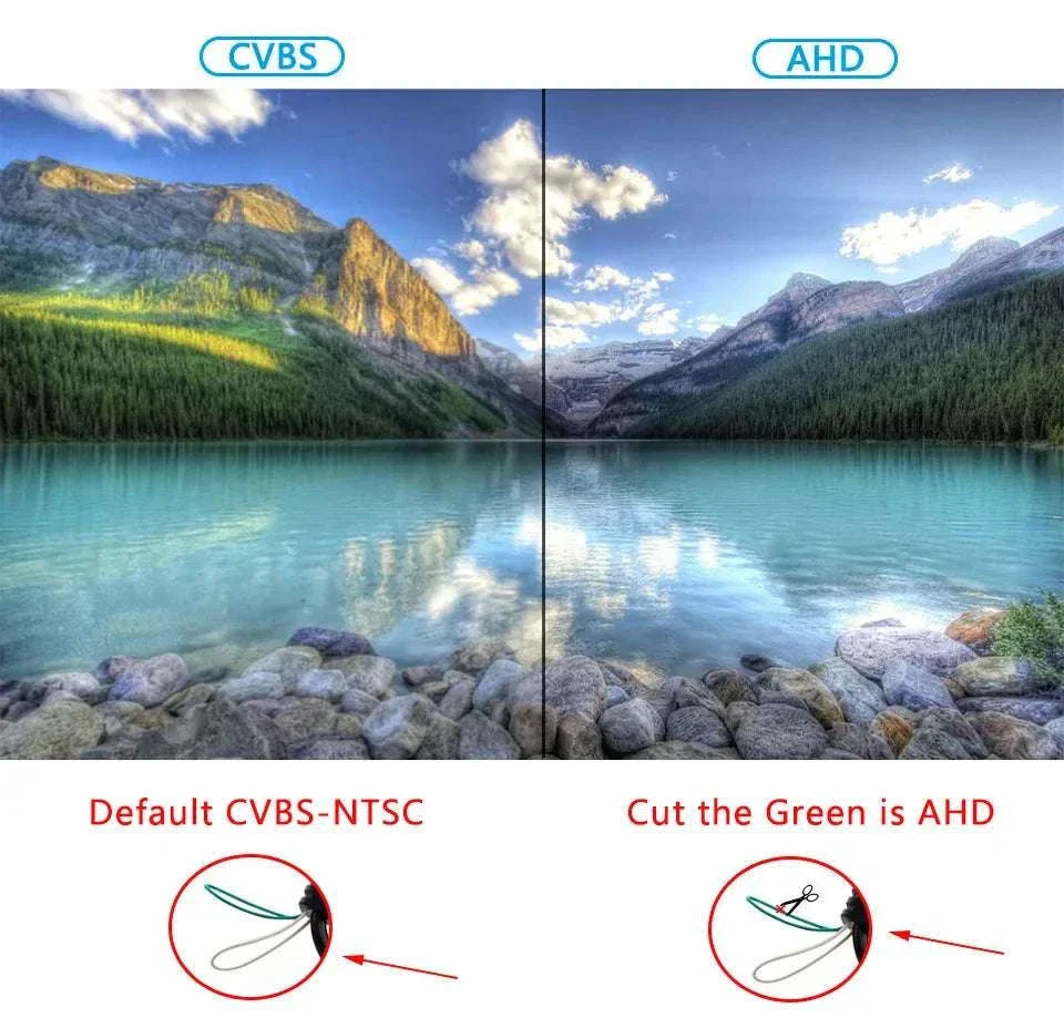 1080P AHD Car Rear View Camera 175° Wide Angle with Guide Lines - Image 20
