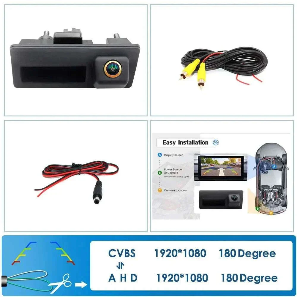 1080P AHD Car Rear View Camera 175° Wide Angle with Guide Lines - Image 23