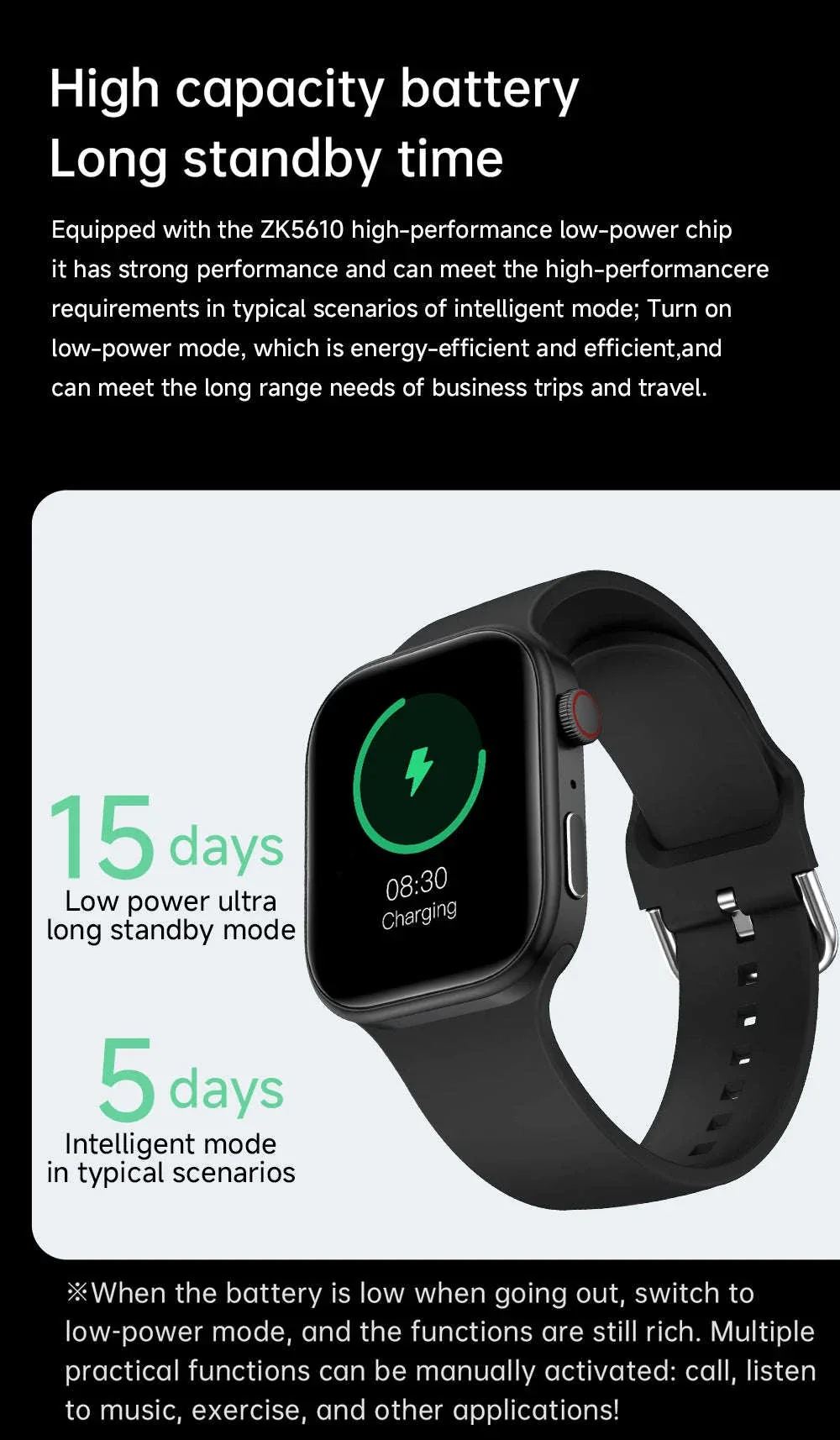 Smartwatch 1.83" HD Display with Bluetooth Calling & Fitness Tracking - Image 10