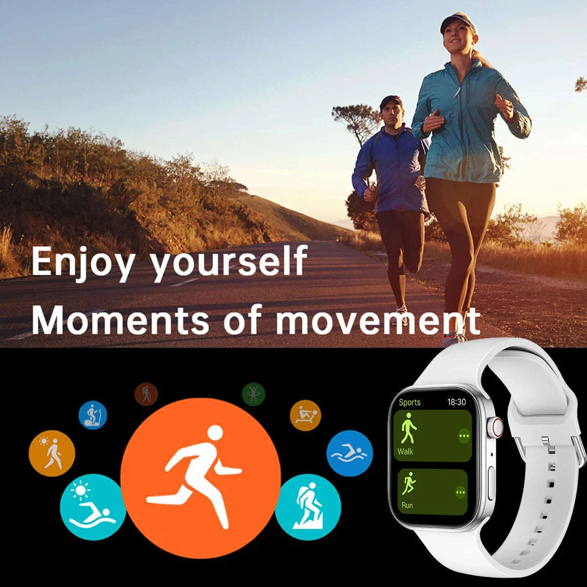 Smartwatch 1.83" HD Display with Bluetooth Calling & Fitness Tracking - Image 4