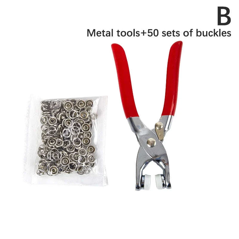 Snap Fasteners Pliers Set for Clean Clothing Repairs - Image 13
