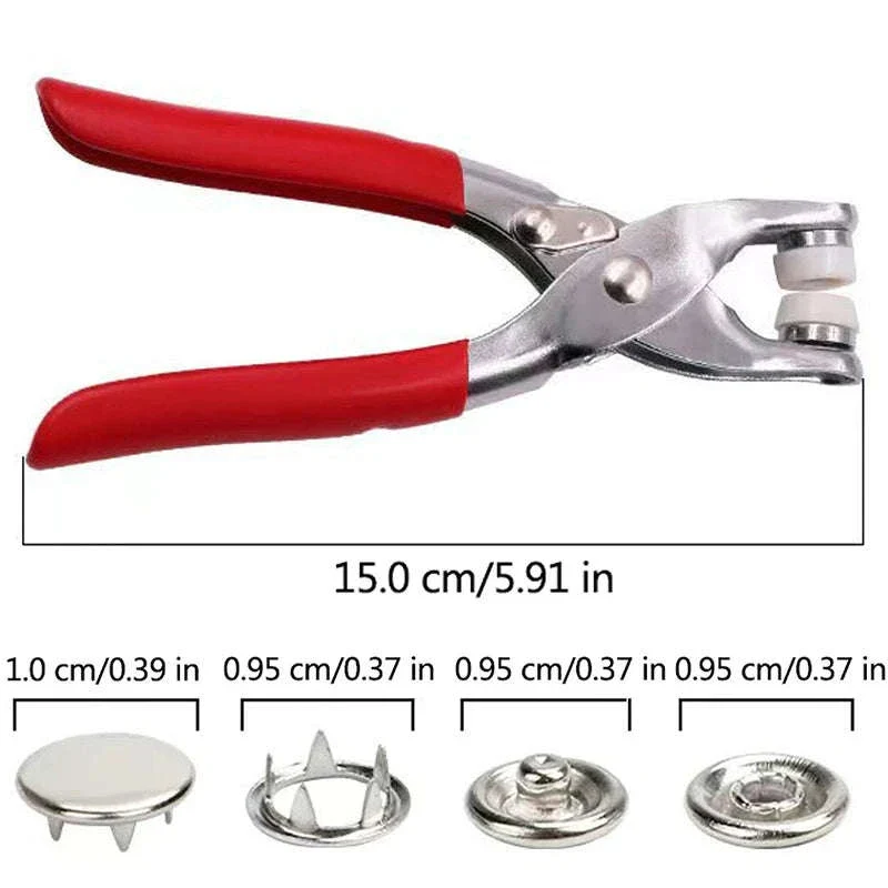 Snap Fasteners Pliers Set for Clean Clothing Repairs - Image 6