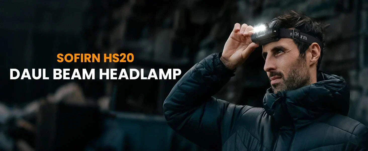 Sofirn HS20 2300lm Rechargeable LED Headlamp Dual Beam USB-C - Image 6