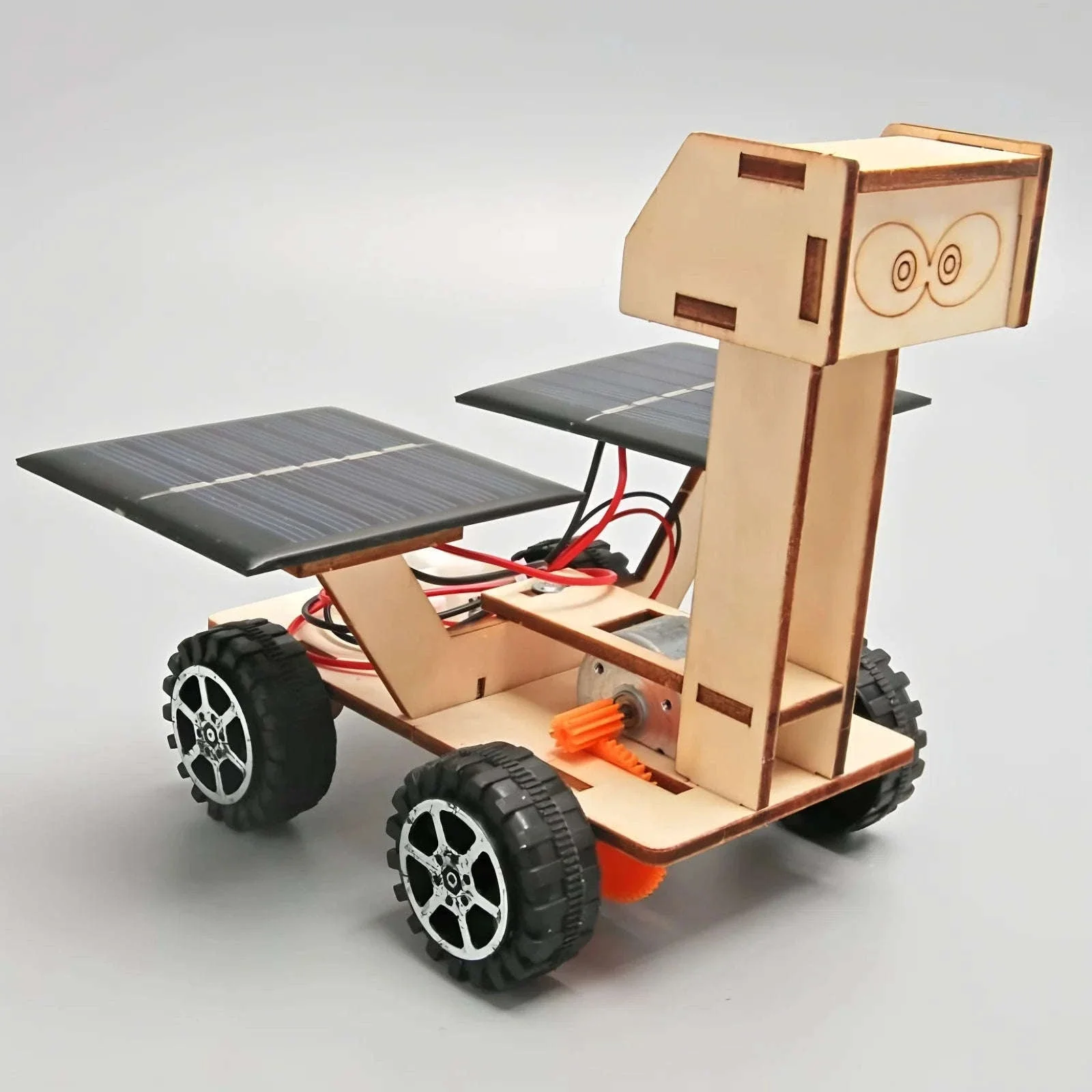 Solar Car Model DIY Lunar Exploration Vehicle for Kids - Image 3