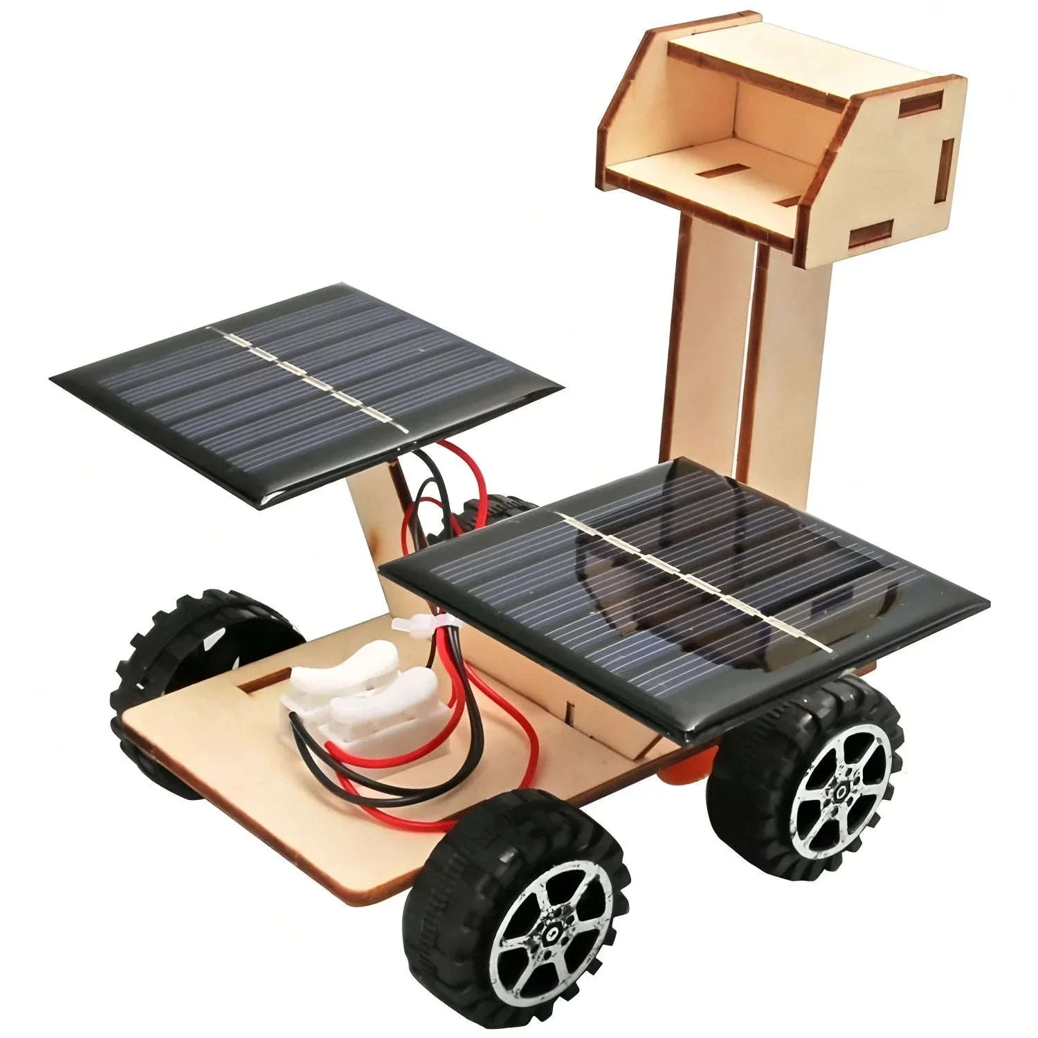 Solar Car Model DIY Lunar Exploration Vehicle for Kids - Image 5