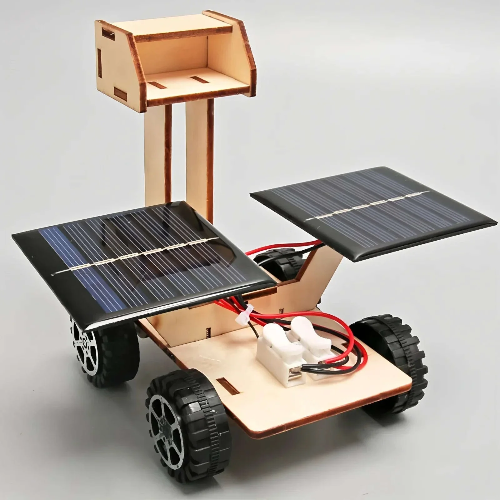Solar Car Model DIY Lunar Exploration Vehicle for Kids - Image 7