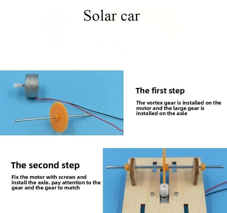 Solar Car Model DIY Lunar Exploration Vehicle for Kids - Image 9